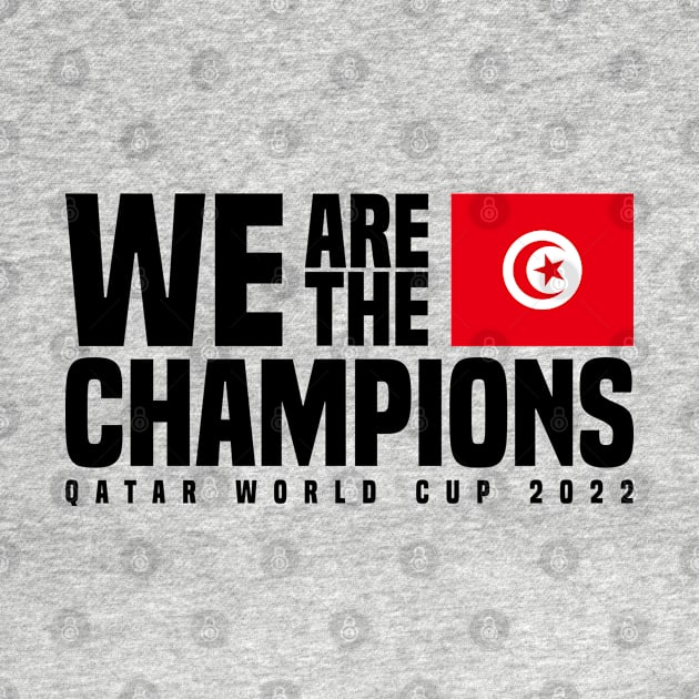 Qatar World Cup Champions 2022 - Tunisia by Den Vector